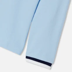 Jacadi T-Shirts And Polo Shirts|Boy long-sleeved polo Jacadi Light blue