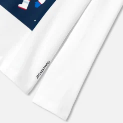Jacadi T-Shirts And Polo Shirts|Boy long-sleeved T-shirt Jacadi White