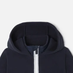 Jacadi Sweaters, Sweatshirts And Cardigans|Boy microfleece zip-up sweatshirt Jacadi Navy