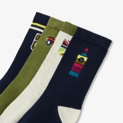 Jacadi Socks And Booties|Accessories|Boy pack of 4 pairs of socks Multicolour