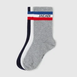 Jacadi Socks And Booties|Accessories|Boy pack of 3 pairs of socks Multicolour