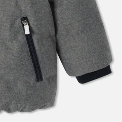 Jacadi Coats And Outerwear|Boy Coats & Puffer Jackets|Boy padded jacket Jacadi light Heather Grey