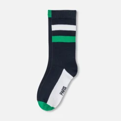 Jacadi Socks And Booties|Accessories|Boy pair of socks Navy/Multicolour