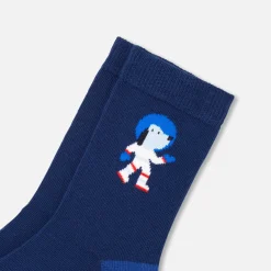 Jacadi Socks And Booties|Accessories|Boy pair of socks Jacadi Navy