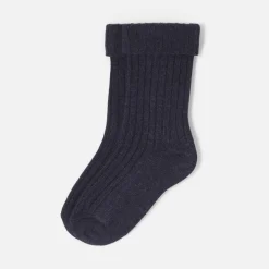 Jacadi Socks And Booties|Accessories|Boy plain socks Jacadi Navy