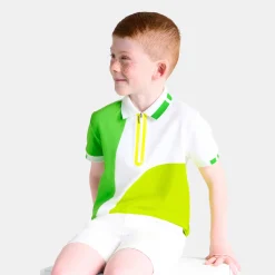 Jacadi T-Shirts And Polo Shirts|Boy polo in cotton piqué White/Multicolour