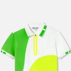 Jacadi T-Shirts And Polo Shirts|Boy polo in cotton piqué White/Multicolour