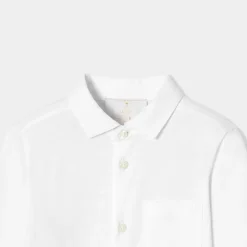 Jacadi Shirts|Boy shirt in mercerised cotton Jacadi White