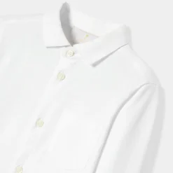 Jacadi Shirts|Boy shirt in mercerised cotton Jacadi White