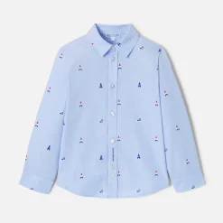 Jacadi Shirts|Boy shirt with Parisian motifs Jacadi Light blue