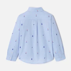 Jacadi Shirts|Boy shirt with Parisian motifs Jacadi Light blue