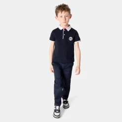 Jacadi T-Shirts And Polo Shirts|Boy short-sleeved polo shirt Jacadi Navy