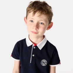 Jacadi T-Shirts And Polo Shirts|Boy short-sleeved polo shirt Jacadi Navy
