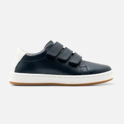 Jacadi Sneakers|Boy smooth leather tennis shoes Jacadi Navy