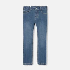 Jacadi Pants And Sweatpants|Boy straight jeans Denim/Shoreline blue