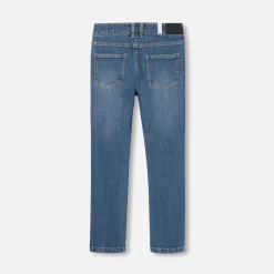 Jacadi Pants And Sweatpants|Boy straight jeans Denim/Shoreline blue