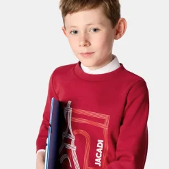 Jacadi Sweaters, Sweatshirts And Cardigans|Boy sweater Dark Red