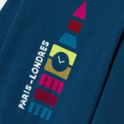 Jacadi Sweaters, Sweatshirts And Cardigans|Boy sweater in cotton and wool Ink blue