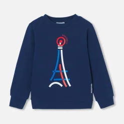 Jacadi Sweaters, Sweatshirts And Cardigans|Boy sweatshirt Navy blue