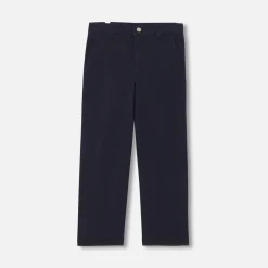 Jacadi Pants And Sweatpants|Boy twill pants Steel
