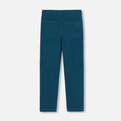 Jacadi Pants And Sweatpants|Boy twill pants Petrol blue