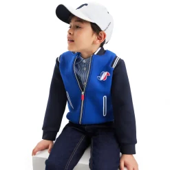 Jacadi Sweaters, Sweatshirts And Cardigans|Boy Varsity cardigan Dark Blue