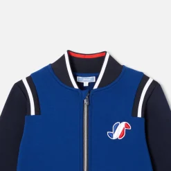 Jacadi Sweaters, Sweatshirts And Cardigans|Boy Varsity cardigan Dark Blue