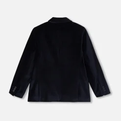 Jacadi Coats And Outerwear|Boy Coats & Puffer Jackets|Boy velvet jacket Jacadi Navy