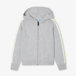 Jacadi Sweaters, Sweatshirts And Cardigans|Boy zip-up cardigan Jacadi light Heather Grey