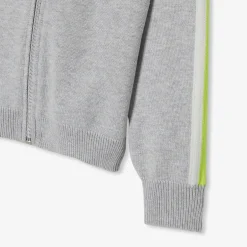 Jacadi Sweaters, Sweatshirts And Cardigans|Boy zip-up cardigan Jacadi light Heather Grey