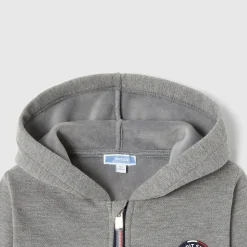 Jacadi Sweaters, Sweatshirts And Cardigans|Boy zip-up sweatshirt Jacadi light Heather Grey