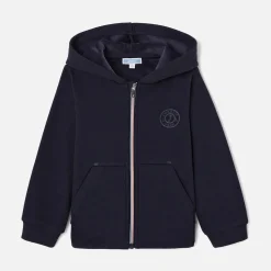 Jacadi Sweaters, Sweatshirts And Cardigans|Boy zip-up sweatshirt Jacadi Navy