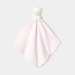 Jacadi Plush And Activity Toys|Plush And Activity Toys|Cat soft toy Jacadi pale Pink