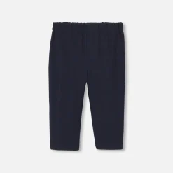 Jacadi Pants And Shorts|Checked baby boy pants Navy/Blue