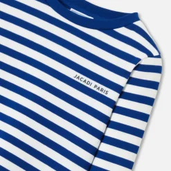 Jacadi T-Shirts And Polo Shirts|Child Breton tee White/Blue