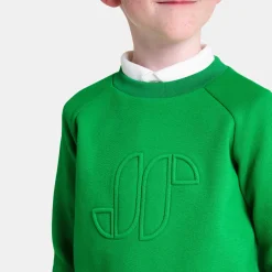 Jacadi Sweaters, Sweatshirts And Cardigans|Child cotton piqué sweatshirt Green