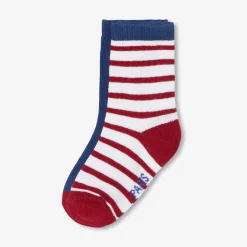 Jacadi Socks And Booties|Accessories|Duo of baby boy socks Navy/Multicolour