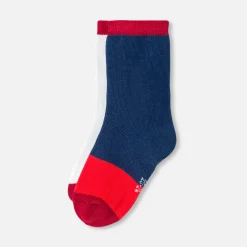 Jacadi Socks And Booties|Accessories|Duo of baby boy socks Navy/Multicolour