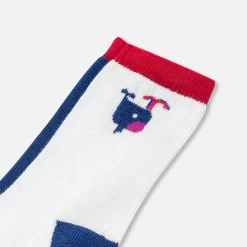 Jacadi Socks And Booties|Accessories|Duo of baby boy socks Navy/Multicolour