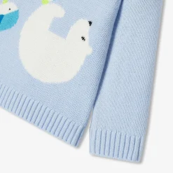 Jacadi Sweaters, Sweatshirts And Cardigans|Fancy Intarsia baby boy sweater Cloud