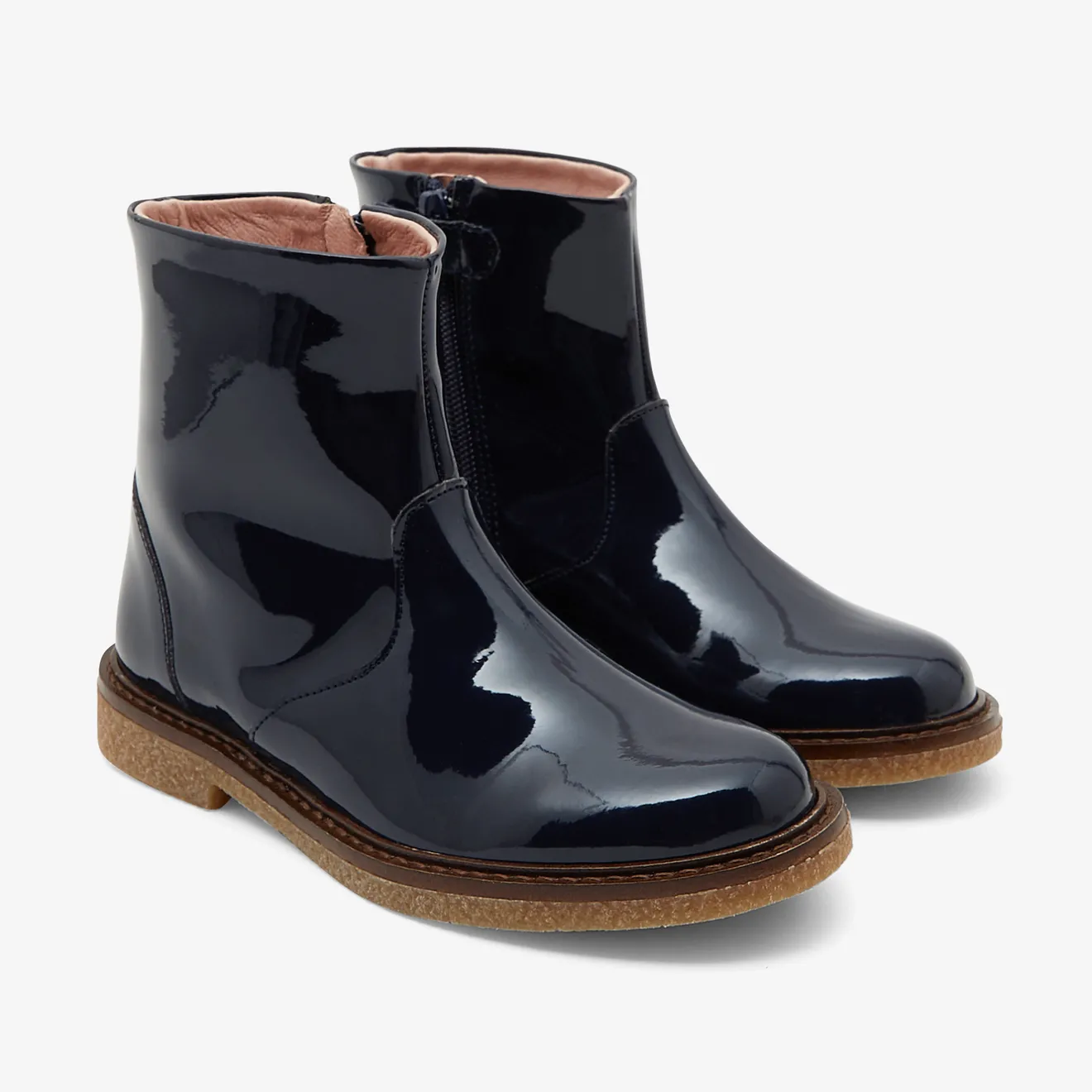 Jacadi Ankle & Lined Boots|Girl ankle boots Jacadi Navy
