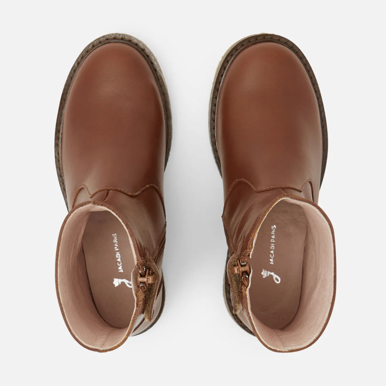 Jacadi Ankle & Lined Boots|Girl ankle boots Nude