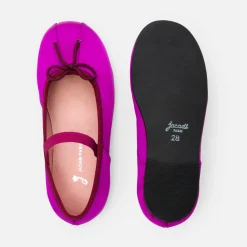 Jacadi Mary Janes, T-Straps And Ballet Flats|Girl ballerinas Fuchsia
