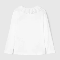 Jacadi Blouses And Shirts|Girl blouse in poplin Jacadi White