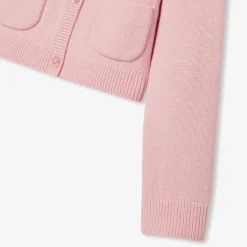 Jacadi Cardigans, Sweaters And Sweatshirts|Girl cardigan Heather Pink