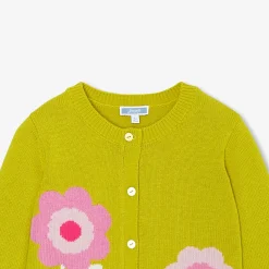 Jacadi Cardigans, Sweaters And Sweatshirts|Girl cardigan Mustard