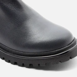 Jacadi Ankle & Lined Boots|Girl Chelsea boots in smooth leather Jacadi Navy