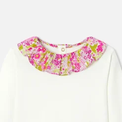 Jacadi T-Shirts, Polo Shirts|Girl collared T-shirt Jacadi soft white