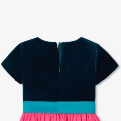 Jacadi Dresses And Skirts|Girl color block dress Pink/Blue