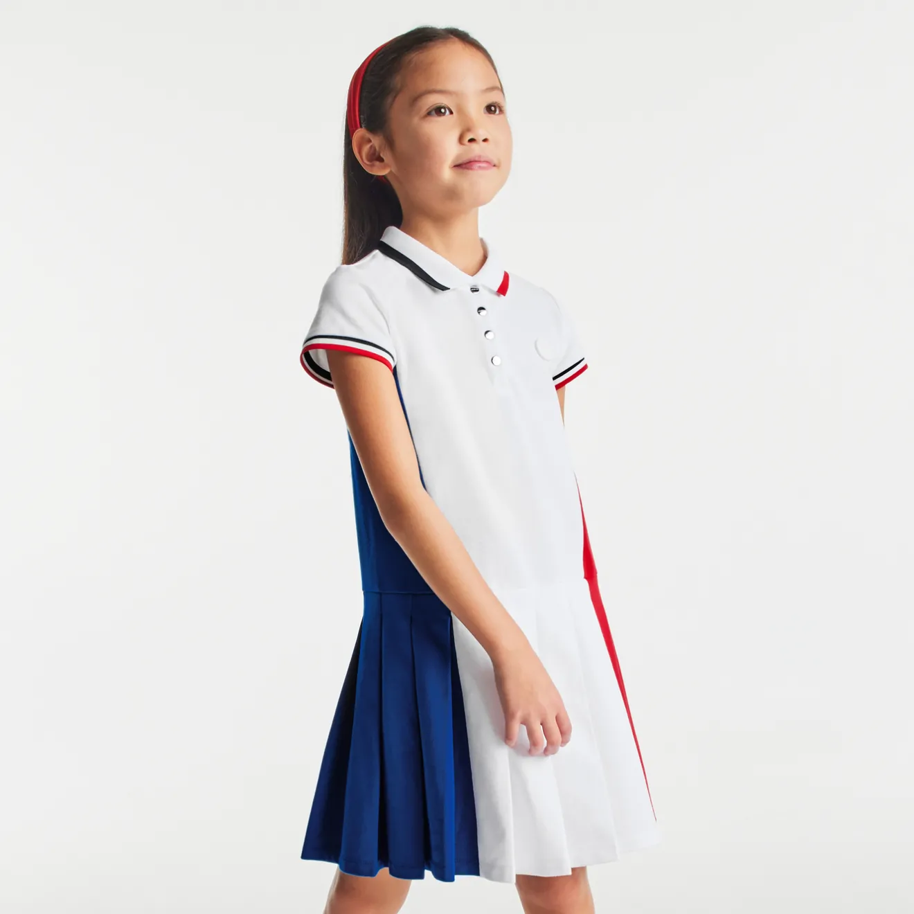 Jacadi Dresses And Skirts|Girl color block dress White/Multicolour